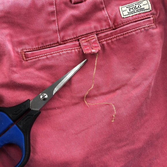 Polo Ralph Lauren Mens Short Size 38 Classic Fit Stretch Chino Flat Front Casual - Picture 5 of 16